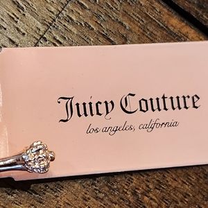 Gold Juicy Couture charm necklace